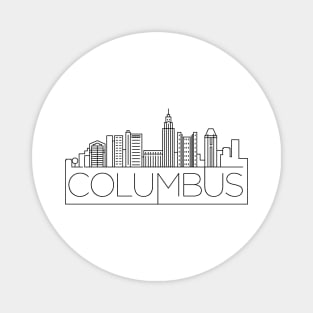 Columbus Minimal Skyline Magnet